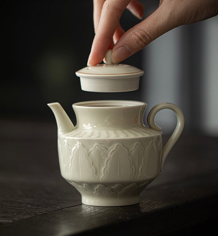 Embossed Pattern Teapot Color