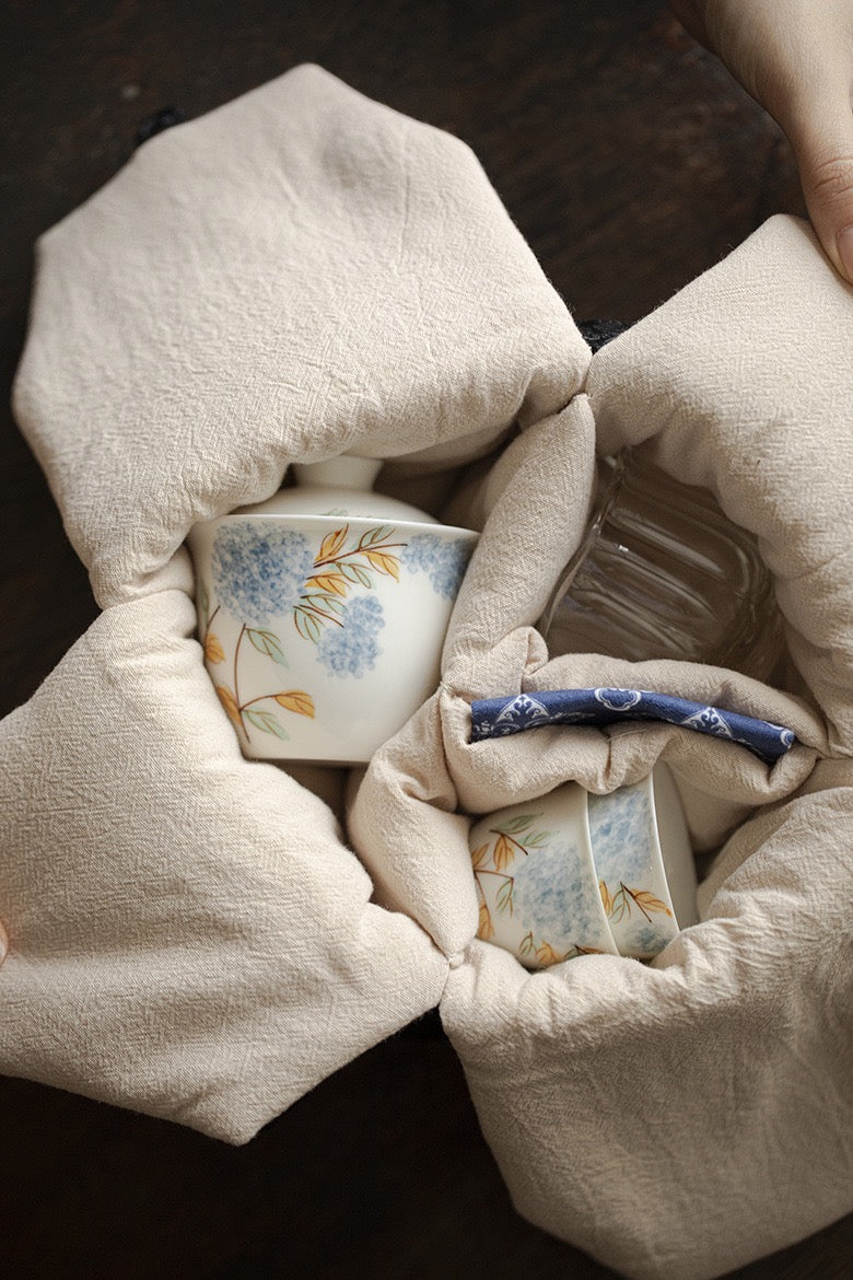 Portable Travel Tea Set with Tea Bag