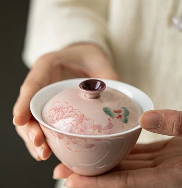Hand painted Gaiwan 150ml