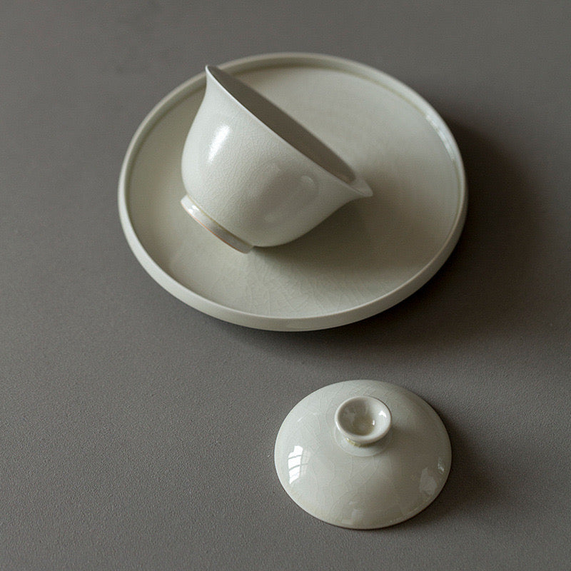 Handmade Light Grey Gaiwan