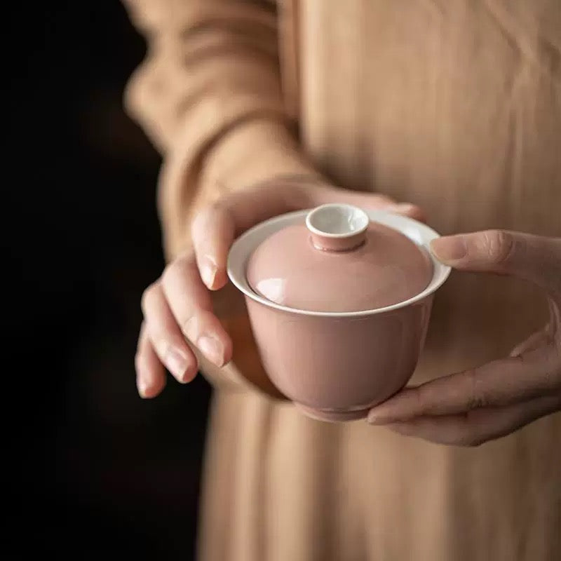 Pink Handmade Gaiwan 150ml