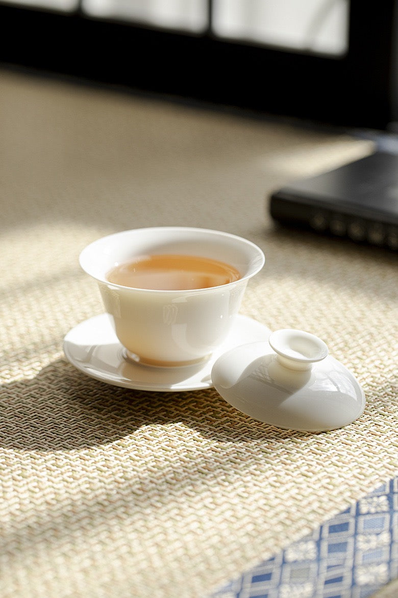 White Tea Bowl close up