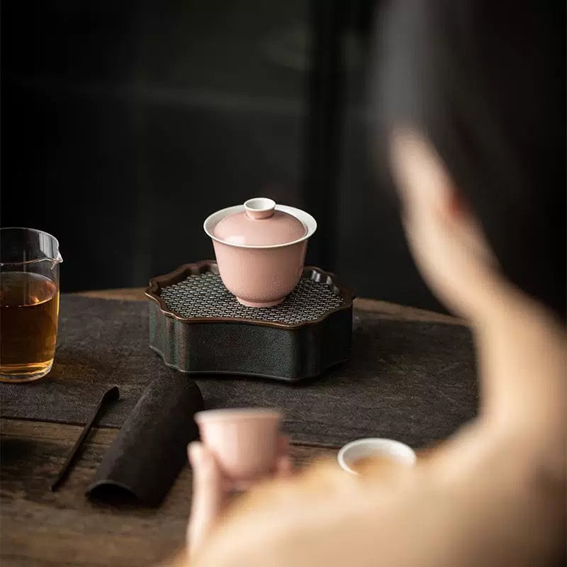 Pink Handmade Gaiwan 150ml