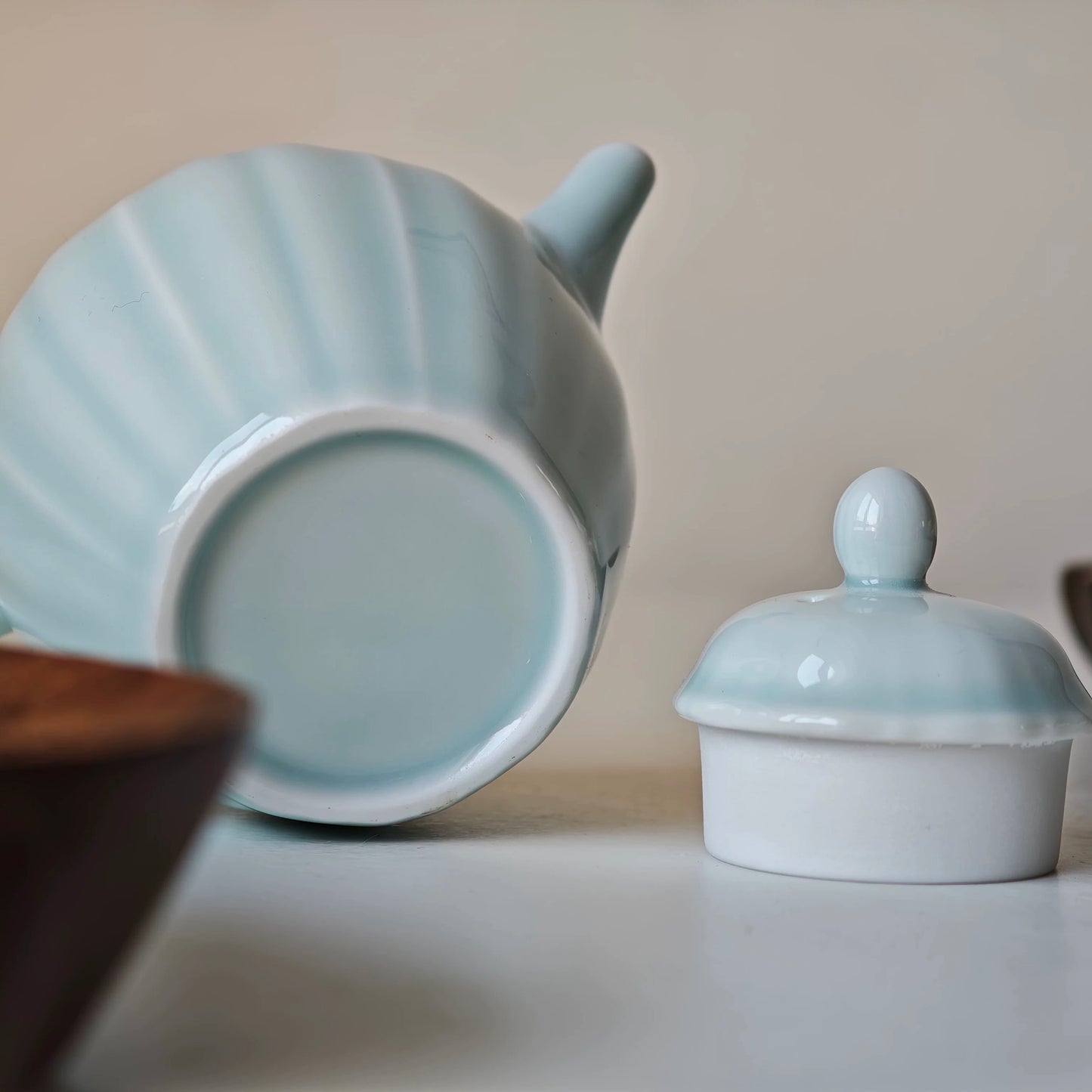 Handmade Celadon Teapot, 130ml