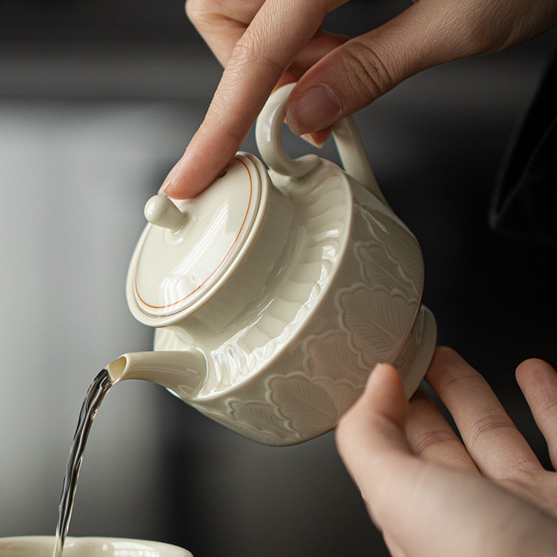 Embossed Pattern Teapot