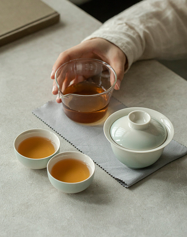 Handmade Portable Ceramic Travel Tea Set