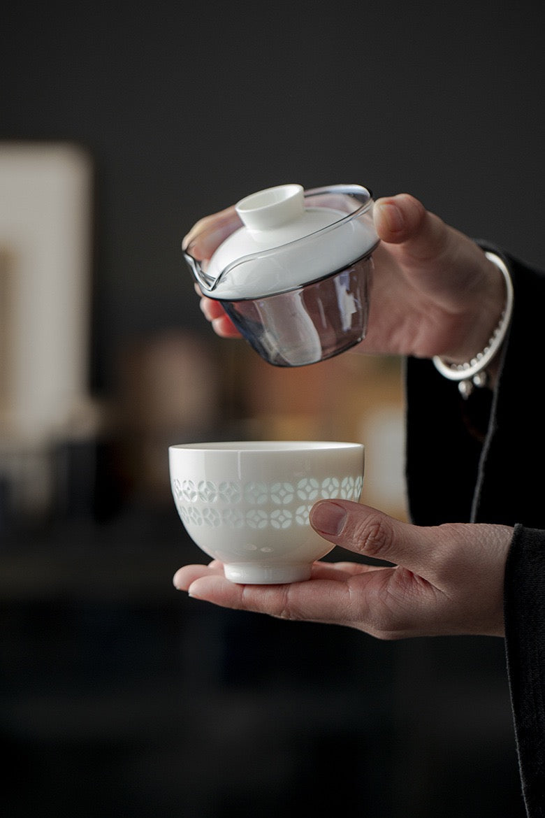 Travel tea set portable express cup one pot one cup