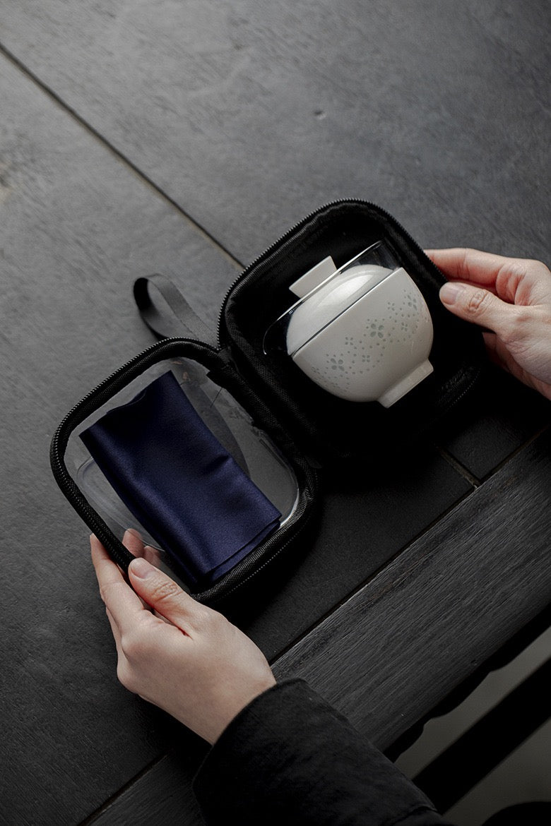 Travel tea set portable express cup one pot one cup