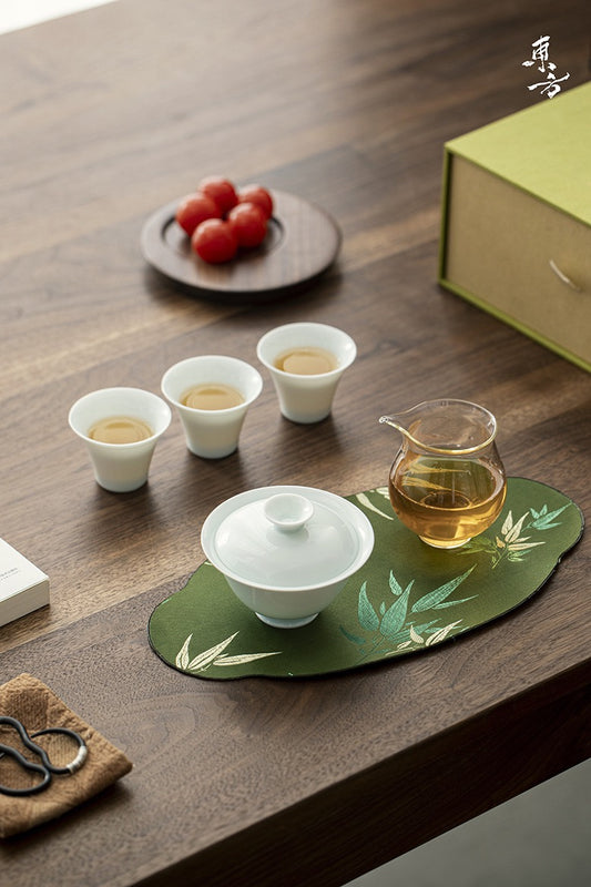Thin cover bowl tea cup kung fu tea set