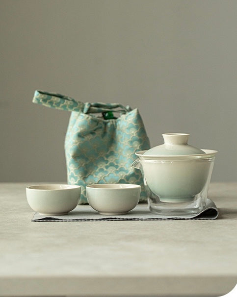 Handmade Portable Ceramic Travel Tea Set