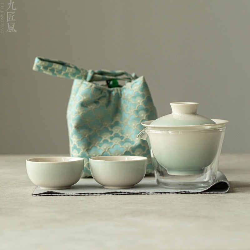 Handmade Portable Ceramic Travel Tea Set