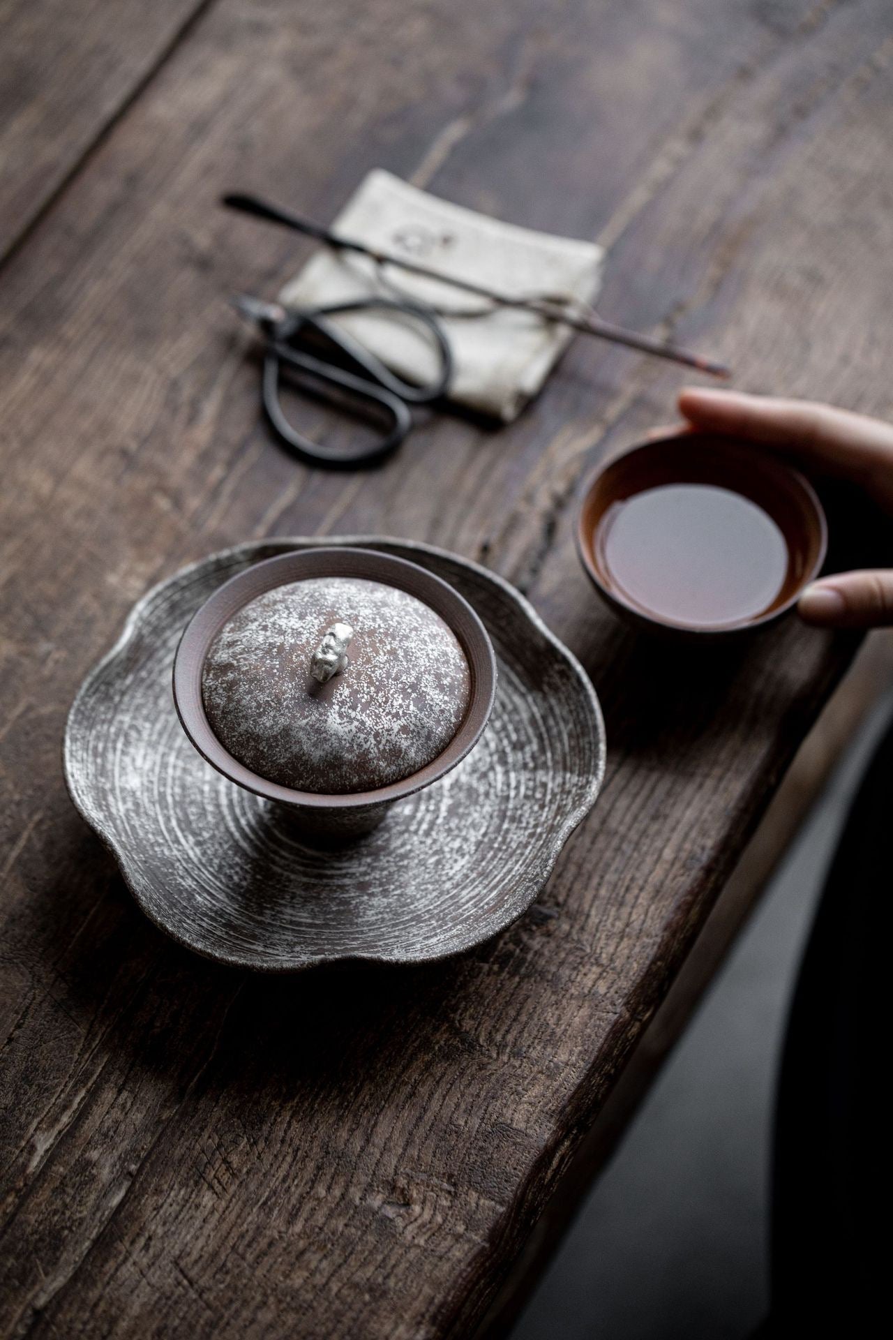 Handmade Clay Gaiwan 140ml