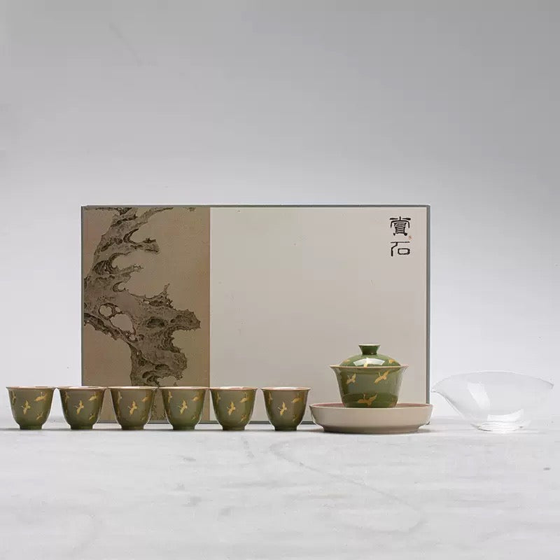 Gaiwan tea set with gift box