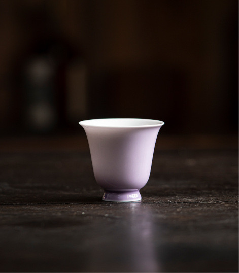 Purple Ceramic Tea Cup 40ml