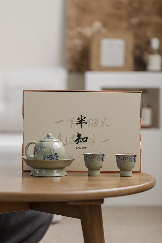 Handmade Butterfly Teapot Set