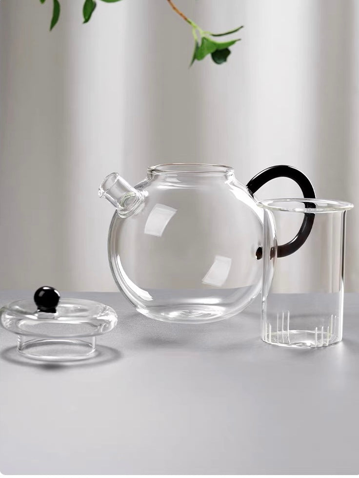 Borosilicate Glass Tea Pot with Filter 800ml