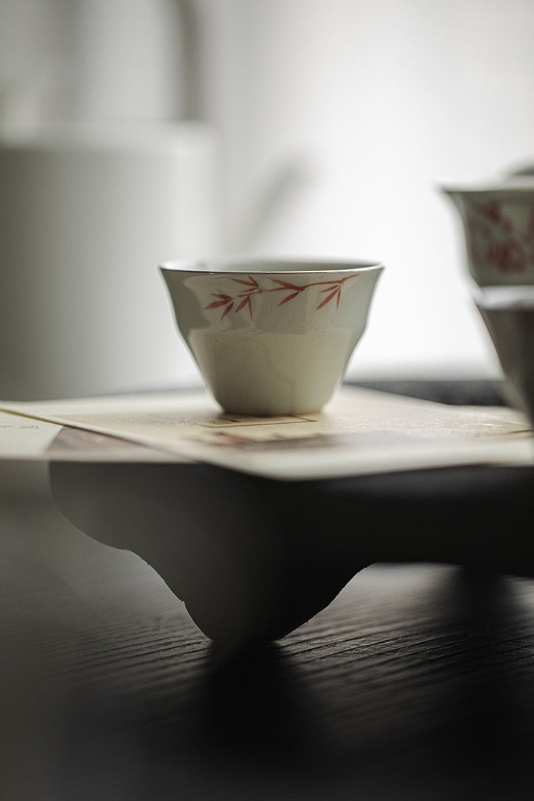 Gift tea set, casual gift, whole set of hand-painted glazed tea set