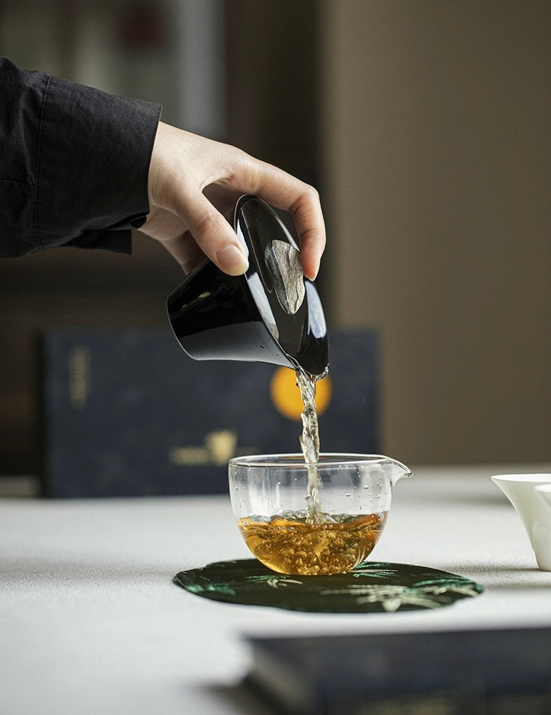 Mountain Design Ceramic Tea Set Gift Set