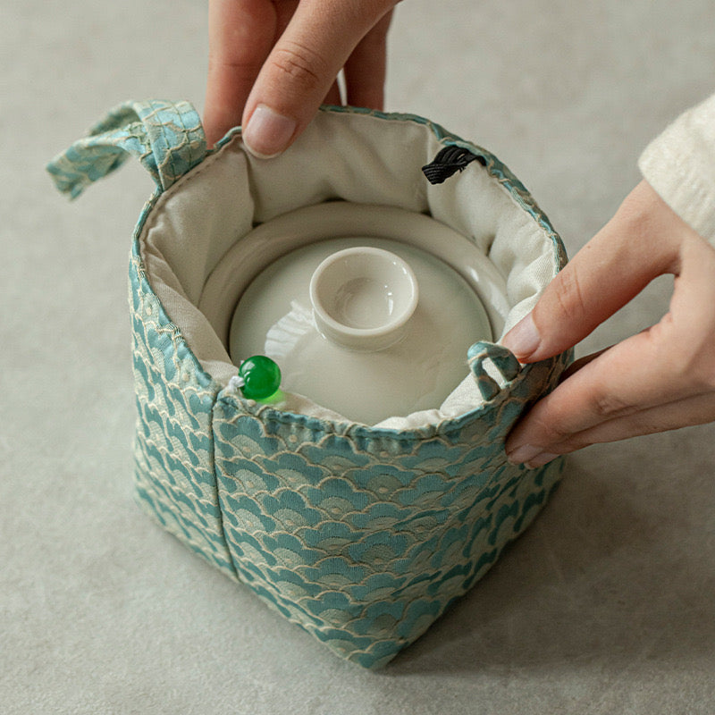 Handmade Portable Ceramic Travel Tea Set